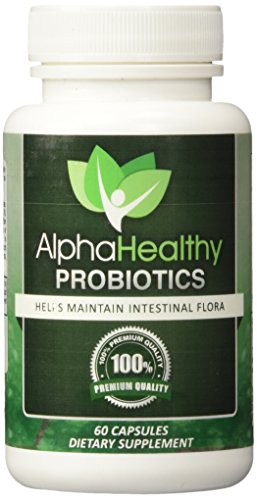 Probiotics - *#1 Rated* Custom All Natural Formula Ensures Optimal Health For Women, Men & Kids! - Improve Your Immune System, Energy, Colon Health, Digestion And Help Weight Loss - Scientifically Formulated To Ensure Quality With Acidophilus, Billions Of Live Cultures & Intestinal Flora In Every Serving - AlphaHealthy Probiotic Pills Come With A LifeTime Guarantee! - ***Experience An Improvement In Health Or Get 200% Of Your Money Back!***