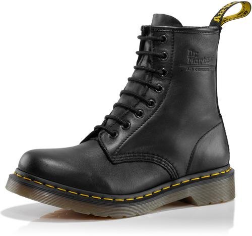 1460 W 8 EYE BOOT Black Nappa/ UK 4.