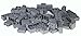 Premium Big Briks Light Gray Basic Builder Set #1 - 84 Pack - Compatible with All Major Large Size Brands - Large Pegs
