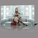 FINAL FANTASY XIII (b): XL Stunning Canvas Art Print, Gallery Framed Ready To Hang NEW