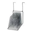 Fellowes 75904 Mesh Partition Additions Step File, Six 1 Compartments, Black