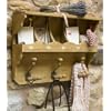 Farmhouse Shelf with Hooks - N514