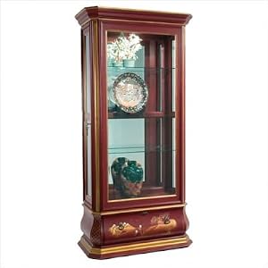 Bombay Side Load Curio Cabinet Finish: Ancestor