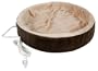 K&H Thermo-Kitty Cuddle Up Heated Cat Bed, Mocha