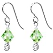 Titanium August Birthstone Earrings Made with SWAROVSKI ELEMENTS
