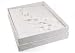 Handmade White Flower Wedding Photo Album With Gift Box, 30 x White Self Adhesive Pages (28cm x ...