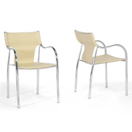 where to buy Baxton Studio Harris Modern Dining Chair Ivory Set of 2