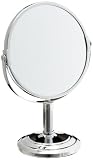 Taymor Chrome Narrow Stem Countertop Vanity Mirror