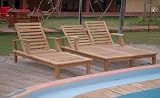 Brianna Sun Lounger by Anderson Teak