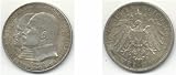 German States: Hesse-Darmstadt 1904 2 Mark, KM-372. 400th Birthday of Philipp the Magnanimous