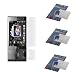 Premium Reusable LCD Screen Protector with Lint Cleaning Cloth -3 Packs for HTC Touch Diamond P3700 Smartphone