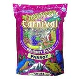 FM Browns Tropical Carnival Gourmet Food and Treat All In One For Parrots (Small Hookbills) 5-lb bag