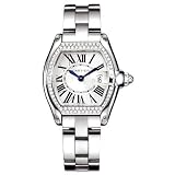 Cartier Roadster 18kt White Gold Diamond Ladies Watch WE5002X2 by Cartier