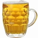 Traditional Glass Pint Tankards (Set of 4)