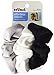 Scunci Effortless Beauty Velour Comfy Twister, 3 Count, Colors May Vary