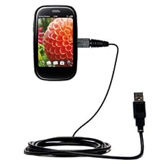 Klassisches USB Kabel f�r Palm Pre Plus mit Hot Sync und aufladen Einsatzm�glichkeiten - von Gomadic mit TipExchange Technology