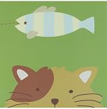 Peek-a-boo II - Cat by Yuko Lau poster print,12 in. x 12.2 in.