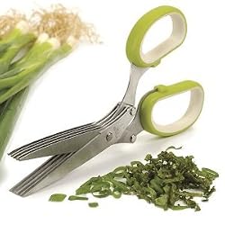 Multi-Blade Herb Scissors - Green by RSVP International