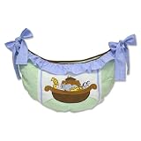 Noah'S Ark-Toy Bag- Sage Chambray Natural Waffle... by Trend Lab