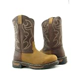 ROCKY 6732 Branson Roper ST Boot Work Shoe Brown Men SZ