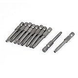 uxcell トルクスドライバービット 修復ツール ハードウェアの付属品 手工具 全長50mm