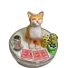 Poker Card Marker Orange Tabby