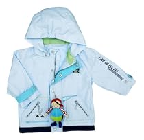 Sterntaler 75929 Kapuzen-Jacke Pirat Pepe aus Popeline mit Stickmotiv Farbe bleu (Farb-Nr. 31)