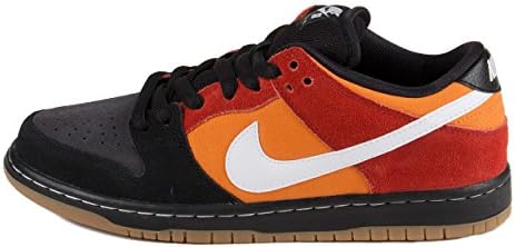 Nike Mens Dunk Low Pro SB Black/White-Cinnabar Suede Size 13 Skateboarding
