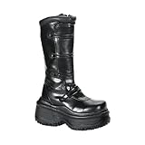 DEMONIA by Pleaser DRAGO-709 Ladies Shoes Boots Knee High Platform Black Future Emo Punk... by Demonia