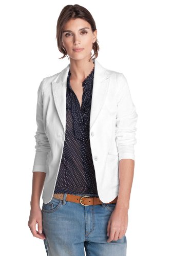 ESPRIT Collection Damen Blazer, C23296, Gr. 38 (M), Wei&szlig; (coll white 118) Preisvergleich