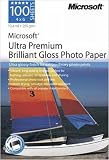 Microsoft® Ultra Premium Brilliant Gloss Photo Paper, 4x6 100 sheets