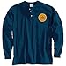 IH Equipment Crest Thermal Henley Navy 2X