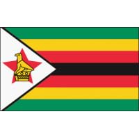 NEOPlex 3' x 5' International Flags of the World's Countries - Zimbabwe