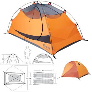 Marmot Earlylight Tent - 2 Person, 3 Season by Marmot