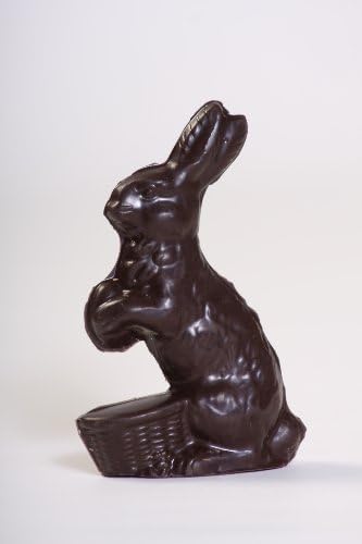 Chocolate Decadence Solid Chocolate Easter Bunny With Basket