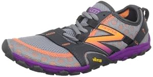 New Balance Women's Minimus WT10 Trail Running Shoe,Silver/Purple,8.5 B US
