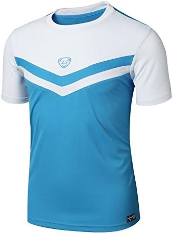 LUCKSAILING Men Sport Fit Bicycle Workout Exercise Clothing T Shirt