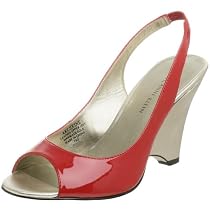 AK Anne Klein Women's Lexine Dress Sandal,Red,9.5 M US