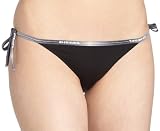 Diesel Women's Brigitte String Bikini Bottom,Black,Large