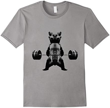 Men's Grizzly Bear Power T-shirt Large Slate