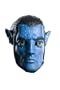 Avatar Deluxe Overhead Adult Jake Sully Latex Mask, Blue, One Size