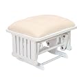 Stork Craft Angelina Ottoman Cushion - White/Yellow