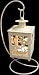 Cream Hanging Floral Tealight Lantern