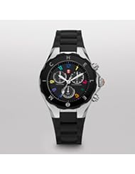 MICHELE Womens MWW12F000014 Tahitian Jelly Bean Analog Display Analog Quartz Black Watch