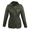 Barbour Ladies Utility Polar Quilt Jacket, olive