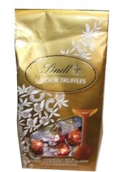 Lindt Lindor Truffles, Assorted Milk, Dark and White Chocolates with a Smooth Filling-19oz. Bag(pack of 2)