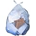 Heritage W8360QC Plastic 60 Gallon Can Liner, 2 Mil, Star Seal, 60" x 42", Clear(Case of 100)