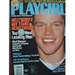 Playgirl Magazine August 1998 Beautiful Matt Damon on the cover!! ; How far will you go for love? book cover