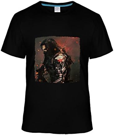 KOPONY Winter Soldier fire T Shirt For Men L black