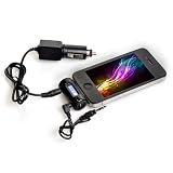 ATC FM Transmitter+Car Charger no remote For iPhone iPod classic touch nano usa ship black